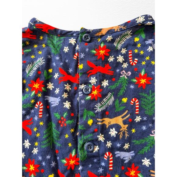 Hanna Andersson Flannel Peplum Winter Wonderland Top, Size 5 - Picture 6 of 6